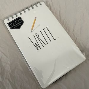 **RARE** Rae Dunn "Write" Top Spiral Notebook